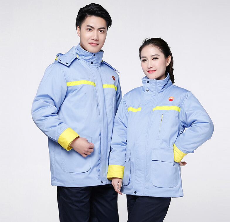 加油站防靜電工作服棉服棉衣防寒服